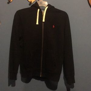 Men’s medium Ralph Lauren polo black jacket